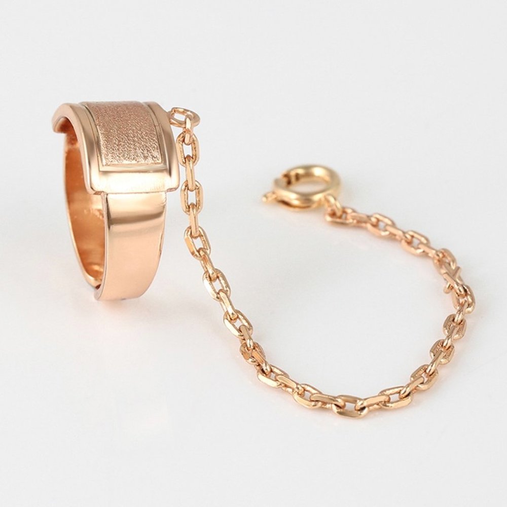 Adjustable Bangle Ring 18KGP Set - Picture 8 of 15